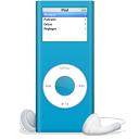 iPod Nano Bleu Icon 128x128 png